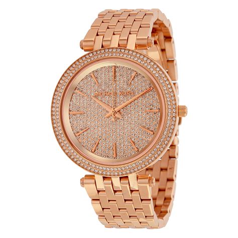 michael kors darci pave watch|darci pave rose gold tone.